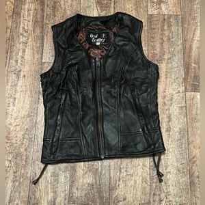 Real Leather Vest
